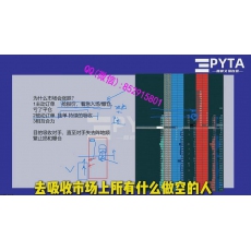 PYTA易天循 DOM盘口读取订单配合推高市场作用判断速率 外汇加密货币内部培训视频课程